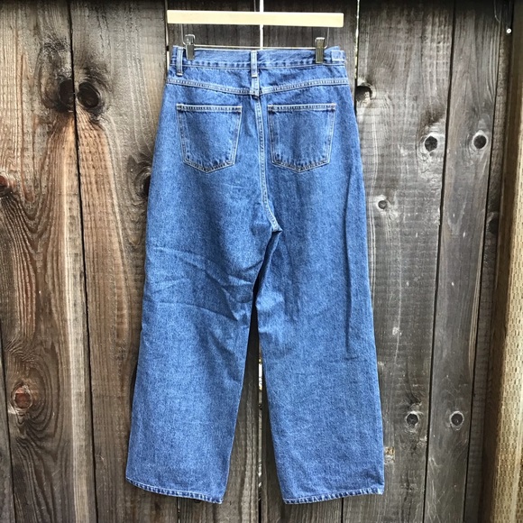 Wnderkammer high rise wide leg baggy denim designer jeans womens size medium - Picture 4 of 8